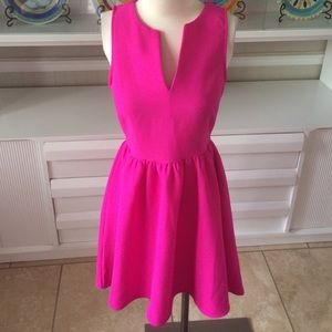 Hot pink dress